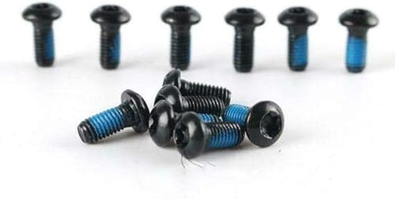 Pack of 12 M5x10mm Steel Bolts for MTB Disc Brake Rotors - Bicycle Brake Disc Torx T25 Screws