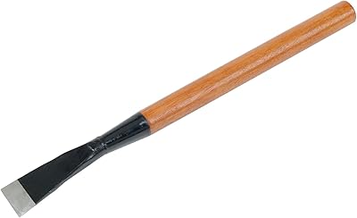 Timber Tuff 24-Inch Steel Bark Spud Manual Log Debarking Tool with Beveled Blade and Comfortable Wooden Handle for Wood and Logging, TMW-08, Natural