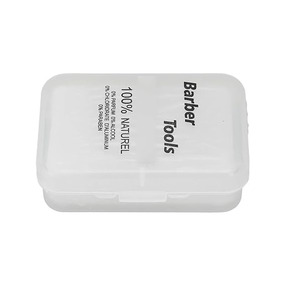 Men'S Beard Alum Block, Shave Stone, Alum Block, Used To Relieve Scratches During Shaving Good Suitable For Travel With Plastic Case