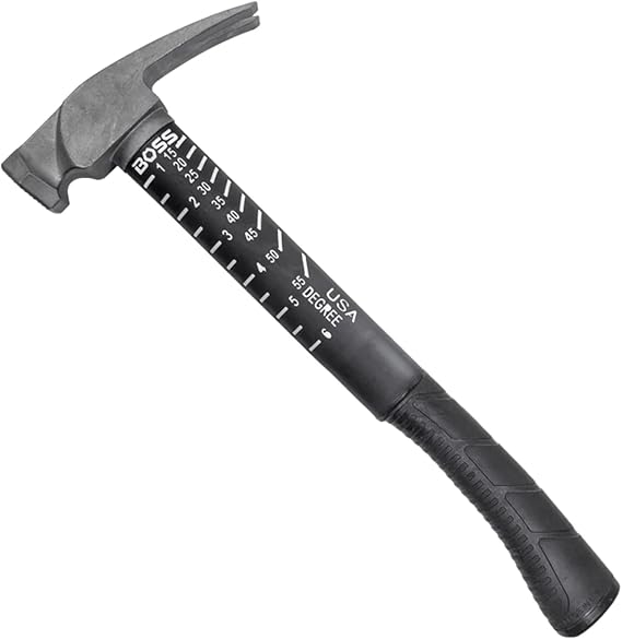 Boss Hammer 14 oz Ti64 Titanium Hammer, Poly Fiberglass Handle