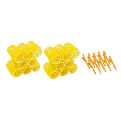 Luxshiny Women Hair Curlers Clips No Heat Self Grip Hairdressing Curlers for DIY Hairstyling Random Color Sleep Hair Rollers for Volume and Styling Random Color