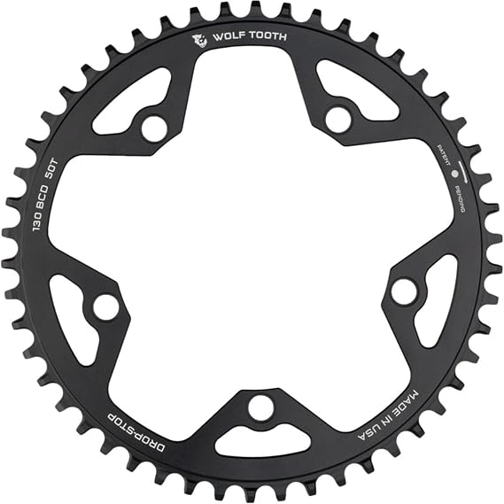 Wolf Tooth Components Drop Stop B 130 BCD Chainring 38T