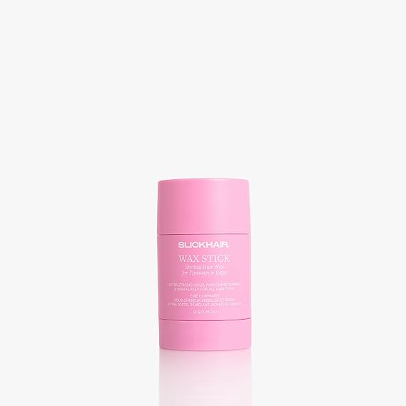 SlickHair Hair Wax Stick for Women | Strong Hold Wax Stick for Flyaways, Frizz & Edge Control | Hair Styling Stick for Slick Back Hair, Sleek Buns & Ponytails | Non-Sticky and Non-Greasy Frizz Tamer