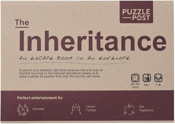 Puzzle Post Escape Room In An Envelope | Puzzle Mystery Game | Perfect For Games Night - The Inheritance