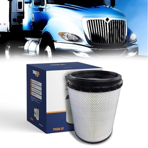 TORQUE AF26103 Engine Air Filter Compatible with Select International Prostar Workstar Transtar Semi Trucks Accessories Parts Replaces RS4862 3551814C1 LAF6663 49088 TR505