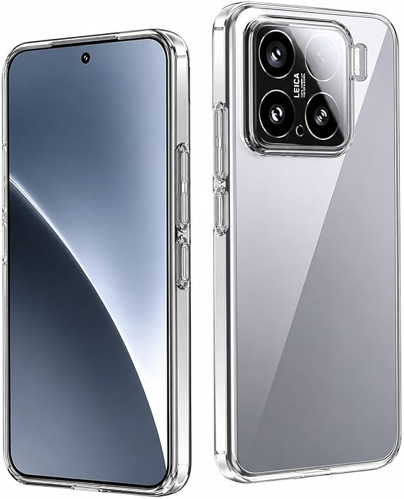 Coverzone Xiaomi 15 ile uyumlu Kılıf Süper Esnek Yapılı Toz ve Kirden Koruyan Silikon Mi 15 ile uyumlu kilif Süper Şeffaf Kapak