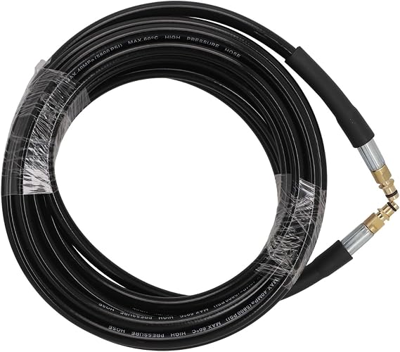 Pressure Washer Replacement Hose for Karcher K2 for K7 Series Quick Connect Hose, Spare Parts, 2610 PSI, 140°F, Flexible Extension for Outdoor Cleaning, Available in 5M/6M/10M/15M Lengths(6M)