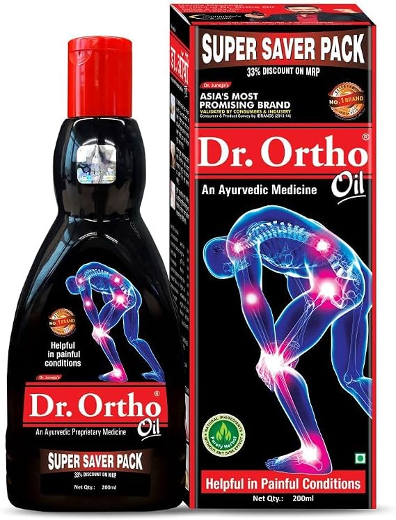 Ayurvedic Oil 200ml | Herbal Joint Care Oil for Stiff Knees, Back & Shoulder | Daily Body Massage Oil for Comfort & Flexibility | Super Saver Pack