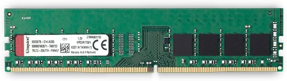 Kingston KVR24N17S8/4 ValueRAM 4GB 2400MHz DDR4 Desktop Memory