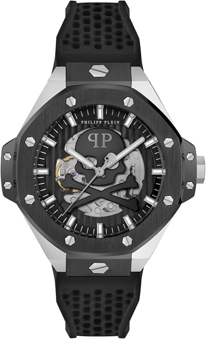 Philipp Plein Plein $KELETON Royal Men's Watch Analogue Automatic Silicone