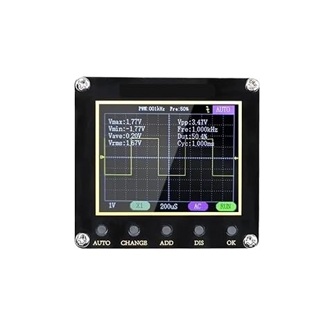 Spectrum Analyzer, 138pro Handheld Portable Digital Oscilloscope 2.4 Inch Multi-function One Button Logic Analyzer