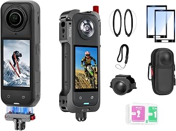 X5 Magnetic Quick Release Base Aluminum Alloy Mount 7-in-1 Portable Protection Accessories Kit for Insta360 X5