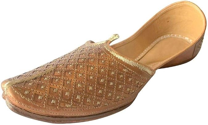 STOP N STYLE Mojari Shoes Punjabi Jutti Sherwani Bridal Handmade Wedding Khussa Ethnic