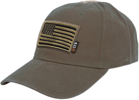 Gadsden and Culpeper 5.11 Flag Bearer Cap Bundle (USA Patch + Hat)