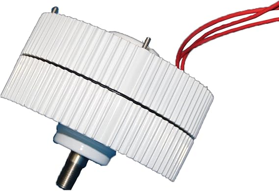 400W Household DIY Wind Power Generator Rare Earth Permanent Magnet Generator 12V 24V 48V Three Phase Permanent Magnet AC PMG Generator (Color : 24V, Size : Double Shaft)