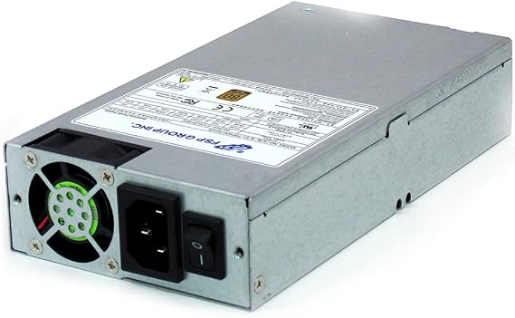 FSP Group 400W ATX Power Supply Single 1U Size 80 Plus Gold Certified for Rack Mount Case Industrial Grade PC (FSP400-701US)