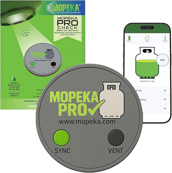 Mopeka Pro Check Bluetooth Propane Tank Sensor, Magnetic, 250 Gallon Max