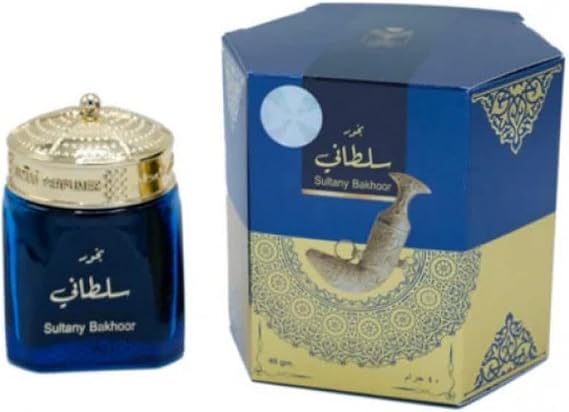 Almas Perfumes Bakhoor Sultany Luxurious Oriental Incense | Royal Oud Blend | 40g