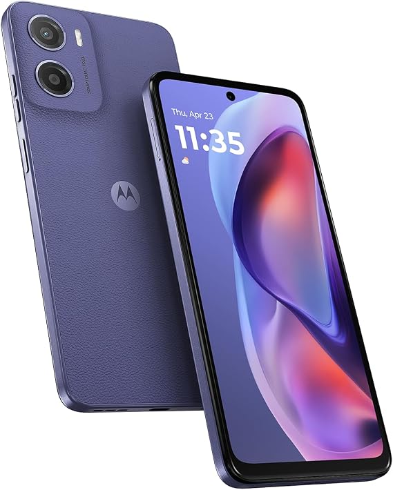 Motorola moto g05 | 8GB/128GB | Fresh Lavender | SIM-Free Smartphone | NFC Compatible | Vegan Leather | Gorilla Glass | Official Dealer Product | 6.7 inches | HD+ | IP52 Waterproof and Dustproof |