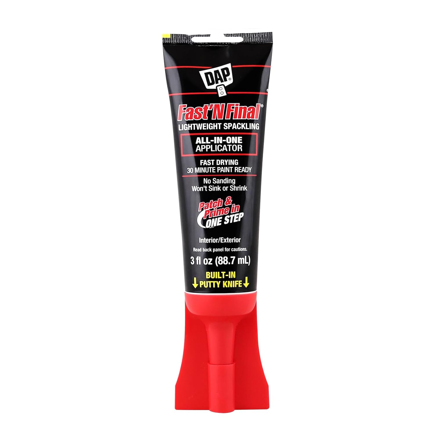 DAP Fast N Final Lightweight Spackling All-in-One Applicator, White, 3 Oz 7079812321
