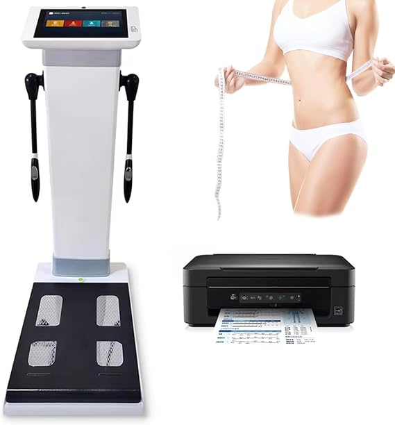 Smart Scale for Body Weight,Human Body Composition Analyzer,Body Bmi Analyzer,Smart Body Fat Scale Full Body Fat Analyzer Composition Monitor,Wit 10.1 Inch HD Touch Body