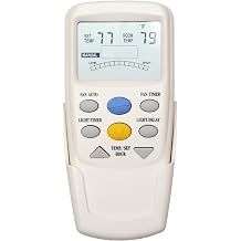 CHQ7096T Ceiling Fan Remote Control W/Fan Timer CHQ8BF7096T CHQ8BT7096T for Hampton Bay Includes Wall Mount