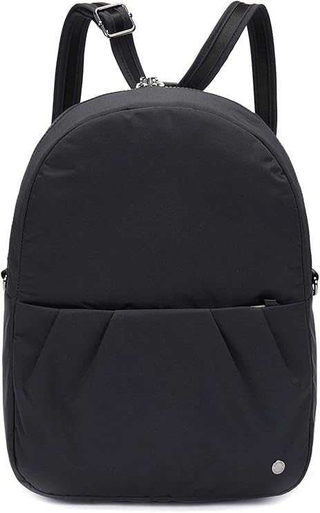 Pacsafe Citysafe CX Anti Theft Convertible Backpack - Fits 10" Tablet, ECONYL Black