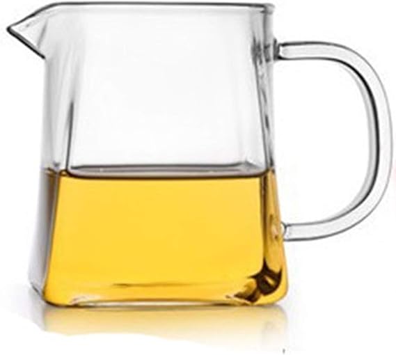 Glass Gong Dao Bei For Chinese Traditional tea Ceremony Cha Hai, Tea fairness Cup, Milk Pitcher, Sharing Pitcher 300ml/12 oz