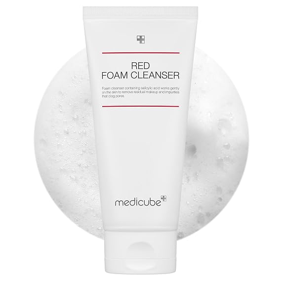 medicube Facial Cleanser Red Foam Cleanser, 4.05 oz