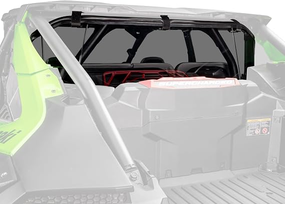 SuperATV Rear Windshield Compatible With Kawasaki Teryx H2