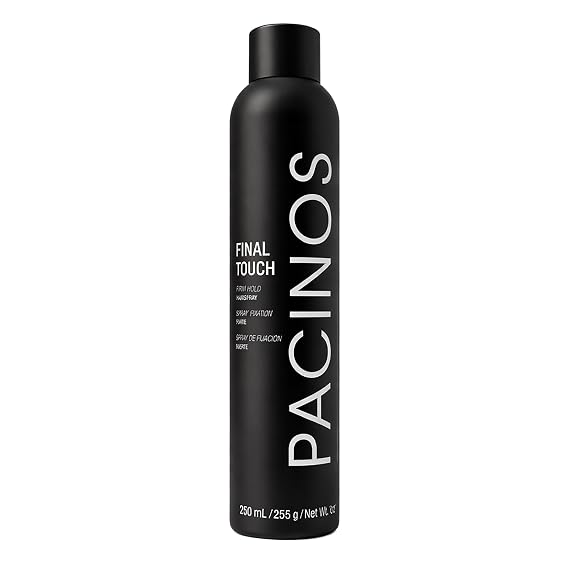 Pacinos Final Touch Hairspray Anti-Frizz, Firm Hold, Flexible, Fast Drying