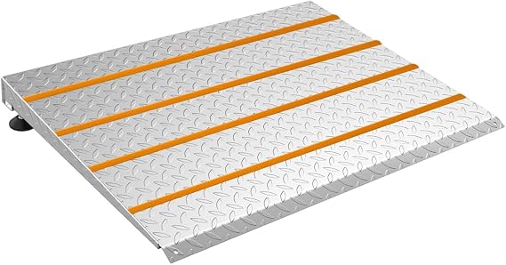 Height Adjustable Door Threshold Ramp for Elderly Wheelchairs/Walkers/Carts