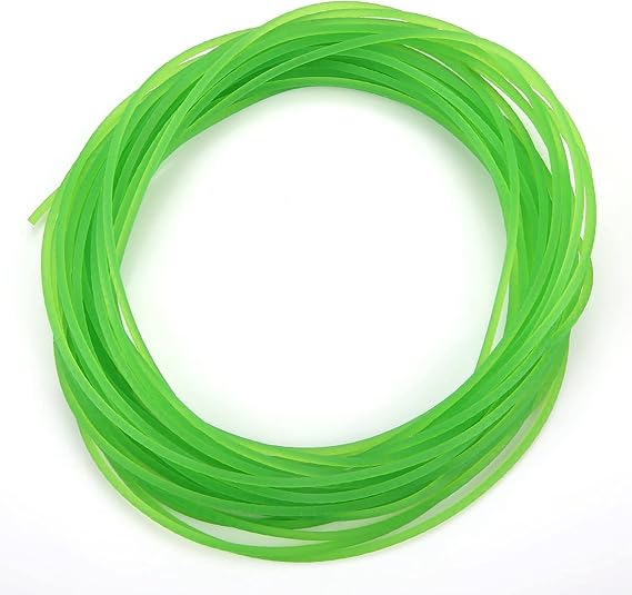 Rough Surfaces PU Poly Round Belt for Drive Transmission-Green(2mm*10m)