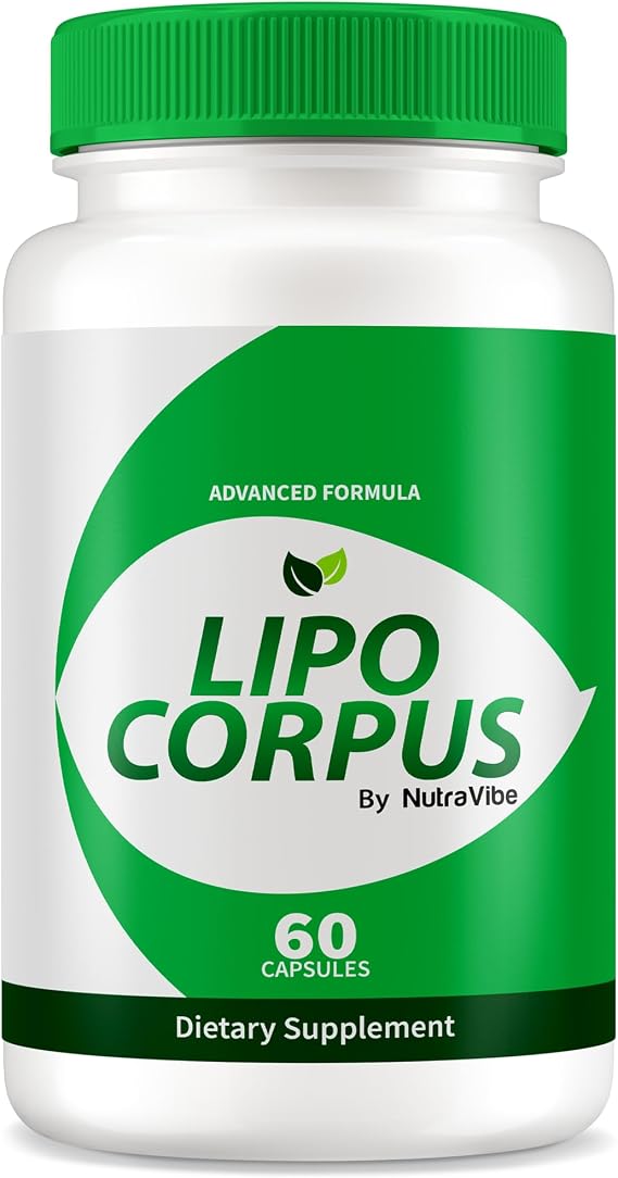 Lipo Corpus - Official Formula for a Fit and Healthy Body, All-Natural Ingredients to Support Energy and Overall Health, Premium LipoCorpus Pastillas Reviews (60 Capsules)