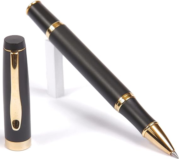 Lanier Pens Gripper Roller Ball Pen - Black