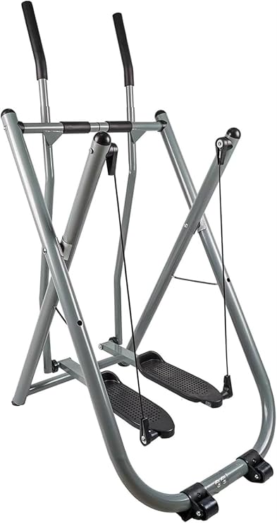 Elliptical Exercise Machine, Total Body Fitness Air Walk Cross Trainer, Low Impact Glider for Home Gym, Supports 250-300 lbs Weight Capacity