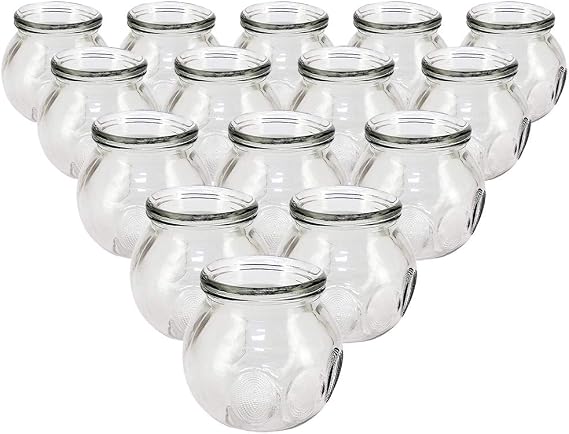 Glass Cupping Jar Flat Top#5 (Diam. Inside/Outside 2.1/2.7) Set of 15 cups