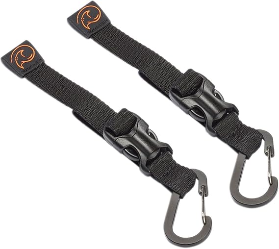 K-Tek Cable Hanger with Buckle, Black, 2-Pack