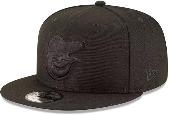 New Era MLB 9FIFTY Black Adjustable Snapback Hat Cap One Size Fits All