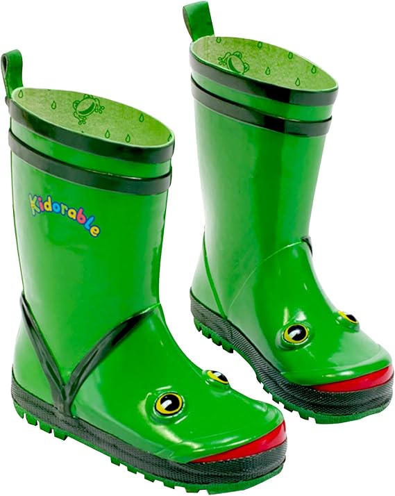 Kidorable Boy's Frog Rain Boot