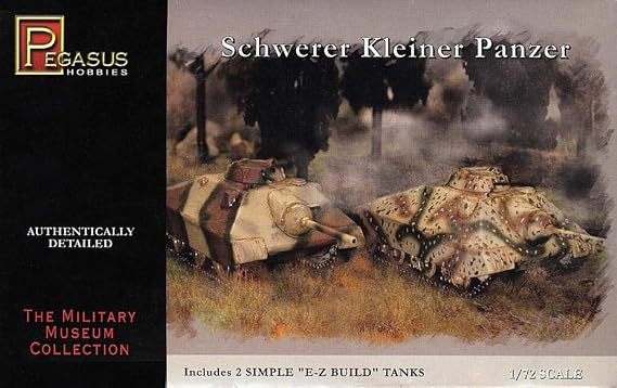 Pegasus PG7605 Heavy German Panzer 1: 72 Plastic Model Kit