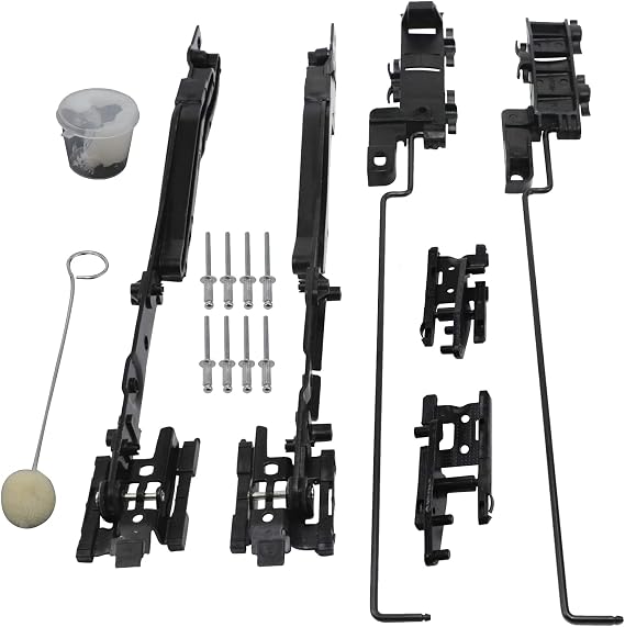 Sunroof Repair Kit Track Assembly Replacement for Ford F150 F250 F350 F450 Expedition Mark LT Navigator 2000-2017 02ESR1201ABK