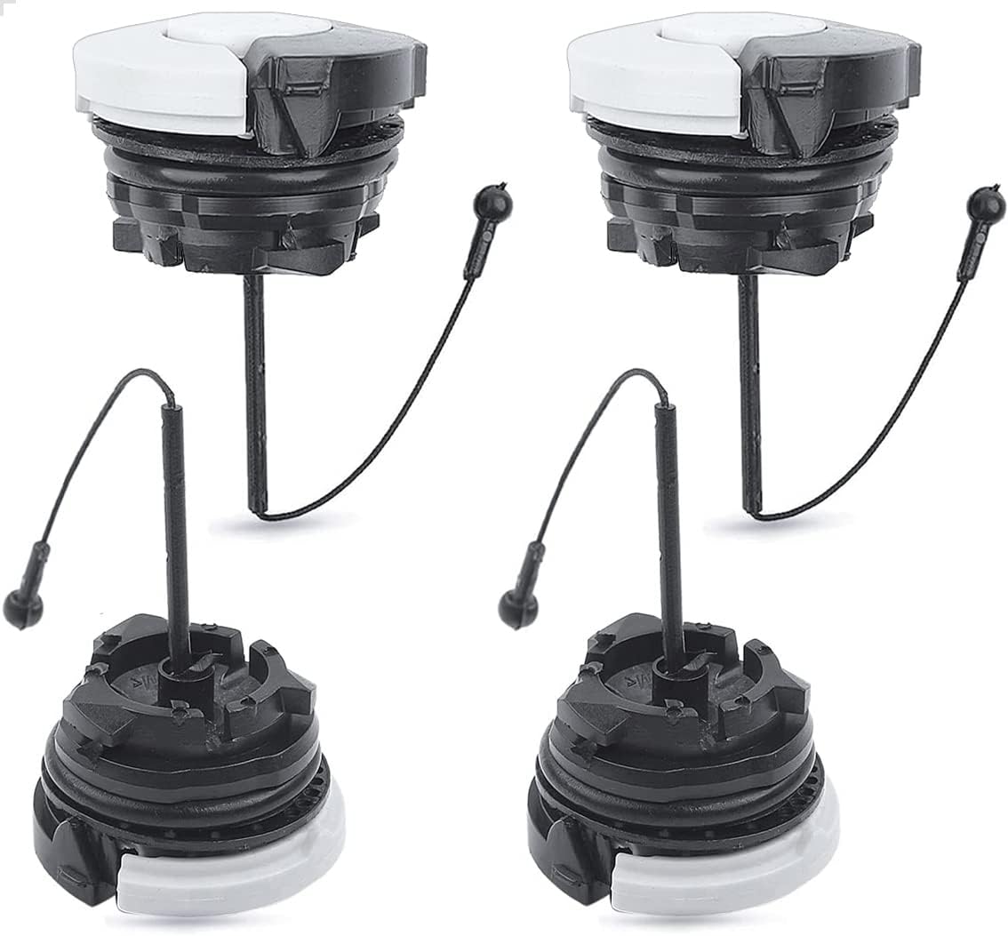 Adefol 4 Pack Fuel Tank Caps for STIHL MS171 MS181 MS210 MS230 MS240 MS250 MS260 MS192 MS211 MS200 MS360 and More Models Chainsaw, Universal Gas Cap Lid Durable Oil Filler Caps