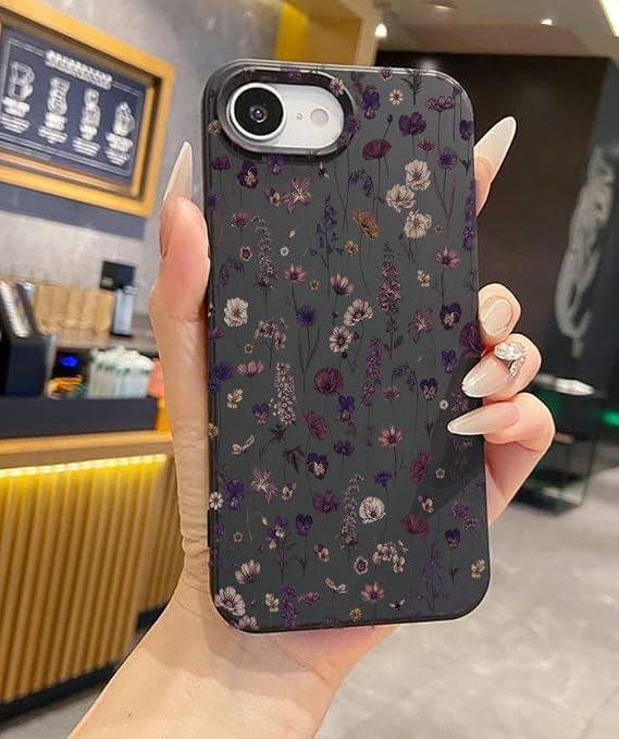 iPhone 16e Uyumlu Silikon Telefon Kılıfı Premium Malzeme ve Desen Kalitesi PÖFÜDÜ01 (snowfall)