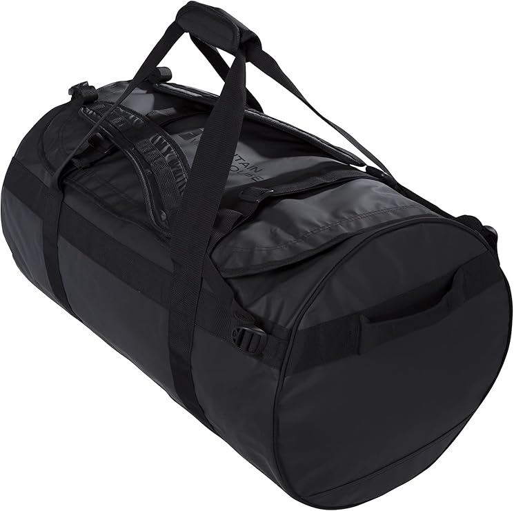 Mountain Warehouse 90L Large Cargo Holdall Rucksack Black ONE | Durable & Comfy Design with Padded Shoulder Straps, 3 Carry Options as a Backpack, Duffle or Grab Bag, For Travel & Sport