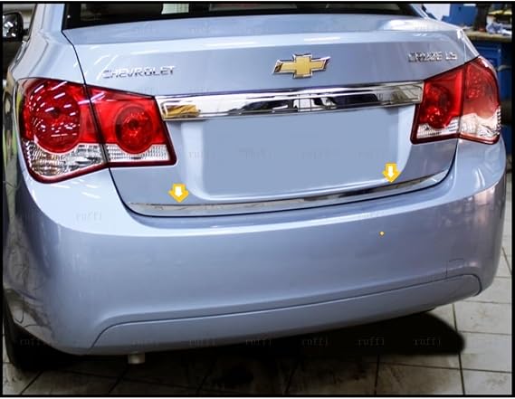 EBAL OTO AKSESUAR Krom Alt Bagaj Çıtası 2009 Üzeri P. Çelik Chevrolet Cruze Sedan ile uyumlu