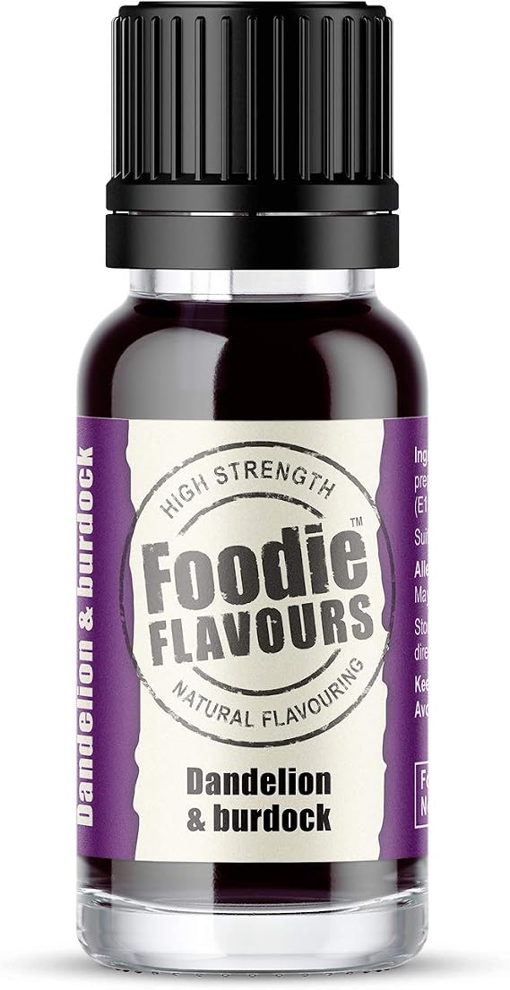Foodie Flavours Natural Dandelion & Burdock Flavouring, High Strength - 15ml