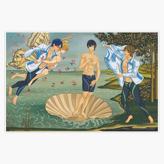 Magnet The Birth of Haru Viny Magnetic Bumper Sticker 5"