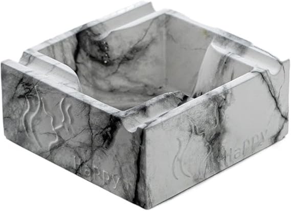 Ashtray Luxury Square Ashtray Household Large Personalized Ceramic Ash Tray Handicraft High-grade Gift Ash Tray (Color : C)