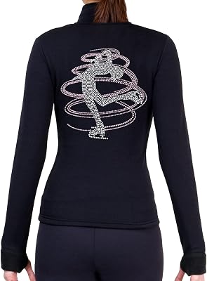 NY2 SPORTSWEAR Figure Skating Polartec Polar Fleece Jacket with Rhinestones JR230MIX - Adult Sizes